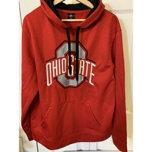 Ohio State Buckeyes Men’s Sz M Pullover Hoodie Sweatshirt‎ Red